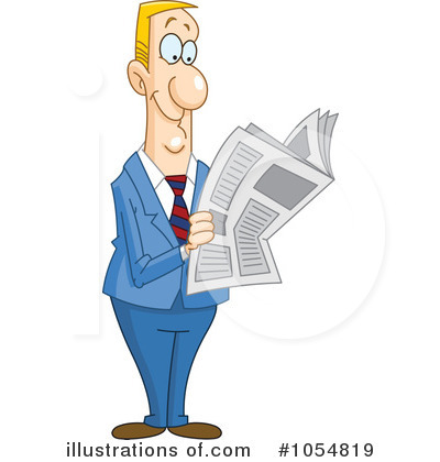 Royalty-Free (RF) Businessman Clipart Illustration by yayayoyo - Stock Sample #1054819