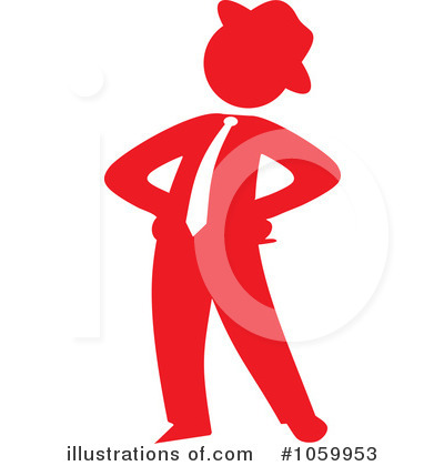 Royalty-Free (RF) Businessman Clipart Illustration by Rosie Piter - Stock Sample #1059953