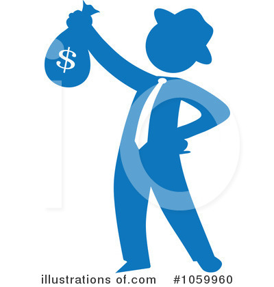 Royalty-Free (RF) Businessman Clipart Illustration by Rosie Piter - Stock Sample #1059960