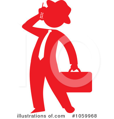 Royalty-Free (RF) Businessman Clipart Illustration by Rosie Piter - Stock Sample #1059968