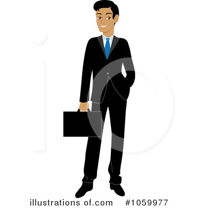 Royalty-Free (RF) Businessman Clipart Illustration by Rosie Piter - Stock Sample #1059977