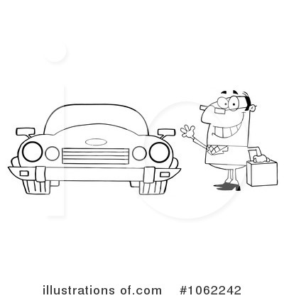 Royalty-Free (RF) Businessman Clipart Illustration by Hit Toon - Stock Sample #1062242
