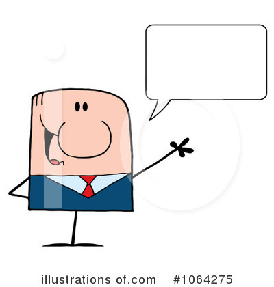 Royalty-Free (RF) Businessman Clipart Illustration by Hit Toon - Stock Sample #1064275