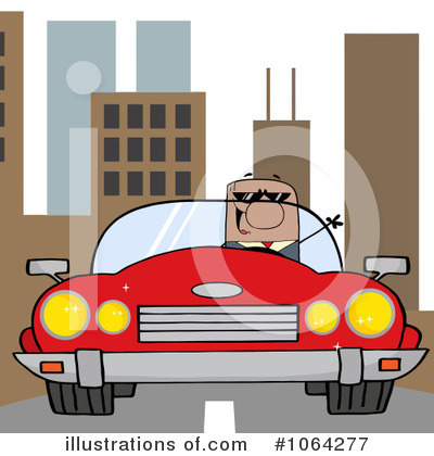 Driving Clipart #1064277 by Hit Toon