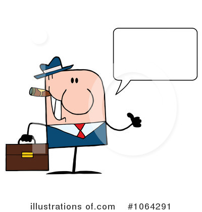 Royalty-Free (RF) Businessman Clipart Illustration by Hit Toon - Stock Sample #1064291