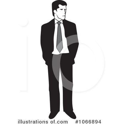 Royalty-Free (RF) Businessman Clipart Illustration by Any Vector - Stock Sample #1066894