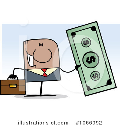 Royalty-Free (RF) Businessman Clipart Illustration by Hit Toon - Stock Sample #1066992