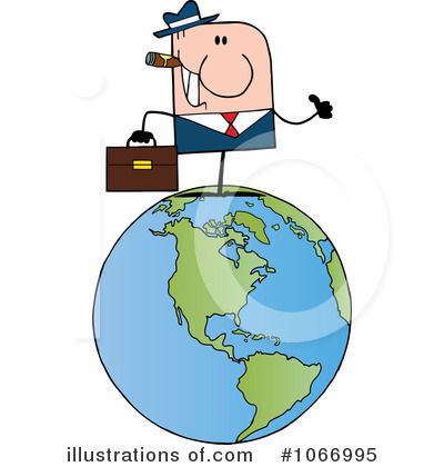 Royalty-Free (RF) Businessman Clipart Illustration by Hit Toon - Stock Sample #1066995