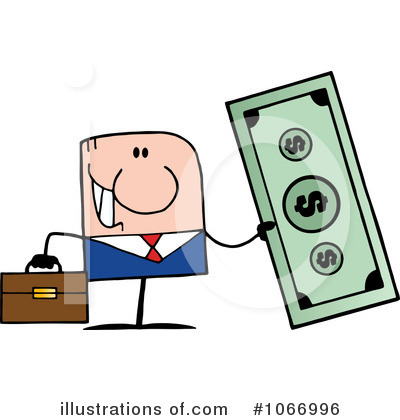 Royalty-Free (RF) Businessman Clipart Illustration by Hit Toon - Stock Sample #1066996