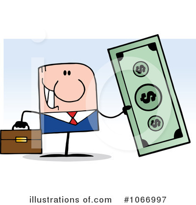 Royalty-Free (RF) Businessman Clipart Illustration by Hit Toon - Stock Sample #1066997