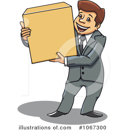 Royalty-Free (RF) Businessman Clipart Illustration by Vector Tradition SM - Stock Sample #1067300