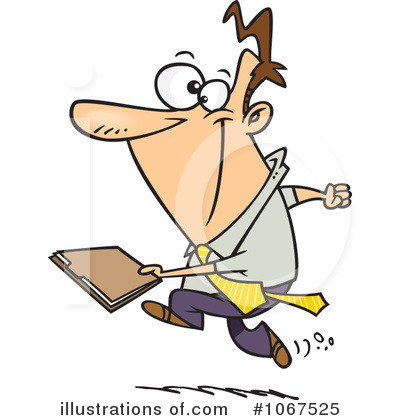 Royalty-Free (RF) Businessman Clipart Illustration by toonaday - Stock Sample #1067525