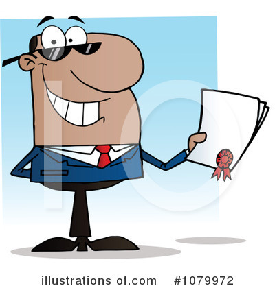 Royalty-Free (RF) Businessman Clipart Illustration by Hit Toon - Stock Sample #1079972