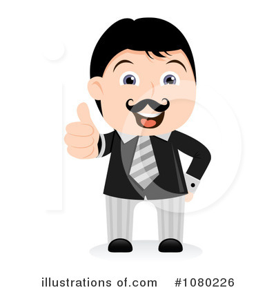Royalty-Free (RF) Businessman Clipart Illustration by vectorace - Stock Sample #1080226