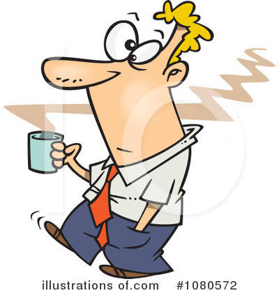 Royalty-Free (RF) Businessman Clipart Illustration by toonaday - Stock Sample #1080572