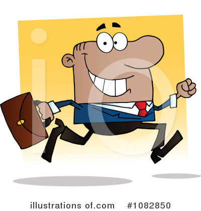 Royalty-Free (RF) Businessman Clipart Illustration by Hit Toon - Stock Sample #1082850