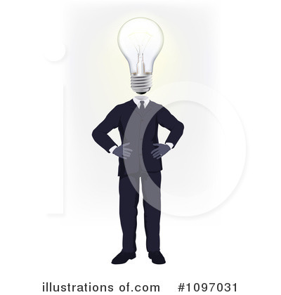 Royalty-Free (RF) Businessman Clipart Illustration by AtStockIllustration - Stock Sample #1097031
