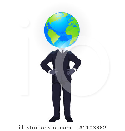 Royalty-Free (RF) Businessman Clipart Illustration by AtStockIllustration - Stock Sample #1103882