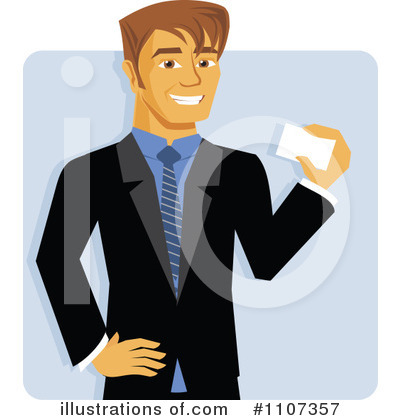 Royalty-Free (RF) Businessman Clipart Illustration by Amanda Kate - Stock Sample #1107357