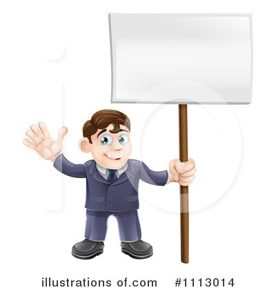 Royalty-Free (RF) Businessman Clipart Illustration by AtStockIllustration - Stock Sample #1113014