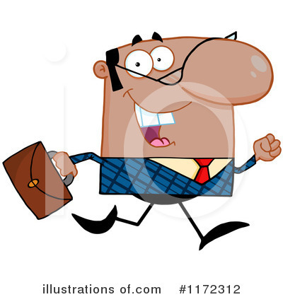 Royalty-Free (RF) Businessman Clipart Illustration by Hit Toon - Stock Sample #1172312
