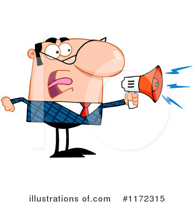 Royalty-Free (RF) Businessman Clipart Illustration by Hit Toon - Stock Sample #1172315