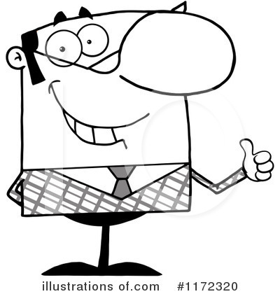 Royalty-Free (RF) Businessman Clipart Illustration by Hit Toon - Stock Sample #1172320