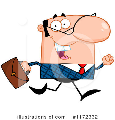 Royalty-Free (RF) Businessman Clipart Illustration by Hit Toon - Stock Sample #1172332