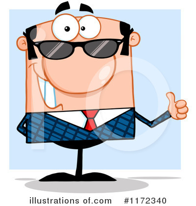 Royalty-Free (RF) Businessman Clipart Illustration by Hit Toon - Stock Sample #1172340