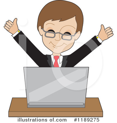 Laptop Clipart #1189275 by Maria Bell