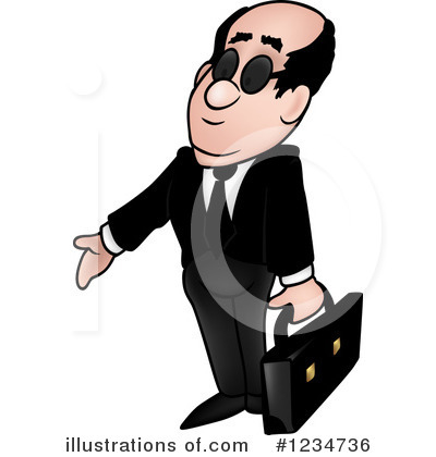 Royalty-Free (RF) Businessman Clipart Illustration by dero - Stock Sample #1234736