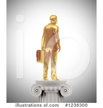 Royalty-Free (RF) Businessman Clipart Illustration by Mopic - Stock Sample #1236300