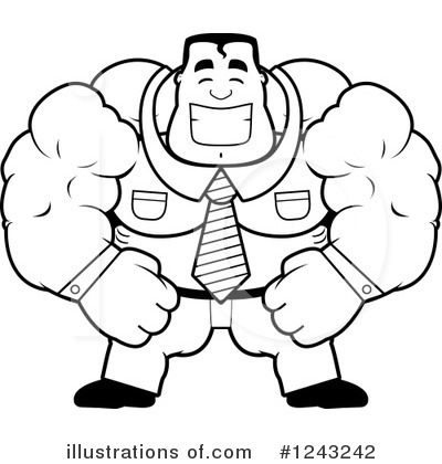 Royalty-Free (RF) Businessman Clipart Illustration by Cory Thoman - Stock Sample #1243242
