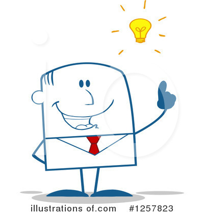 Royalty-Free (RF) Businessman Clipart Illustration by Hit Toon - Stock Sample #1257823