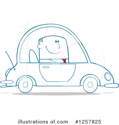 Driving Clipart #1257825 by Hit Toon