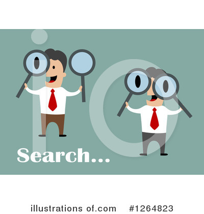 Search Clipart #1264823 by Vector Tradition SM
