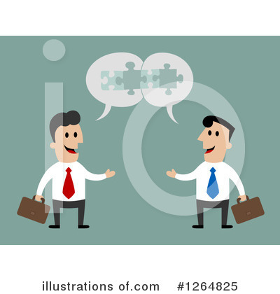 Royalty-Free (RF) Businessman Clipart Illustration by Vector Tradition SM - Stock Sample #1264825