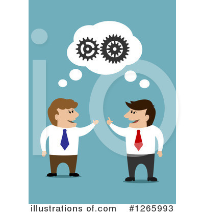 Royalty-Free (RF) Businessman Clipart Illustration by Vector Tradition SM - Stock Sample #1265993