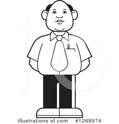Royalty-Free (RF) Businessman Clipart Illustration by Lal Perera - Stock Sample #1268974