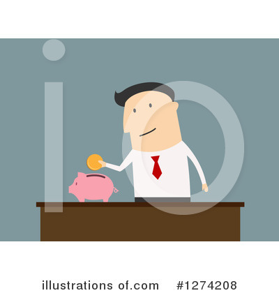 Royalty-Free (RF) Businessman Clipart Illustration by Vector Tradition SM - Stock Sample #1274208