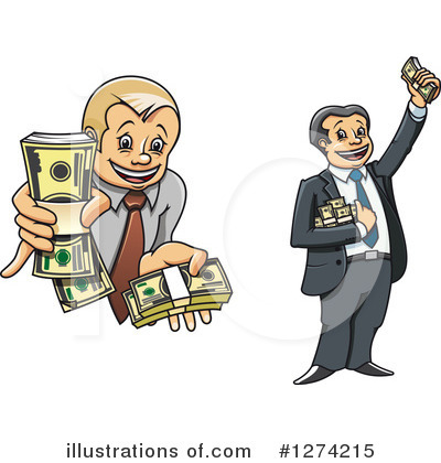 Banker Clipart #1274215 by Vector Tradition SM