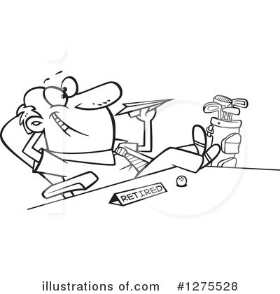 Royalty-Free (RF) Businessman Clipart Illustration by toonaday - Stock Sample #1275528