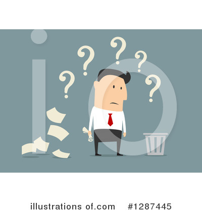 Royalty-Free (RF) Businessman Clipart Illustration by Vector Tradition SM - Stock Sample #1287445