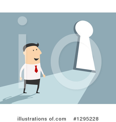 Royalty-Free (RF) Businessman Clipart Illustration by Vector Tradition SM - Stock Sample #1295228
