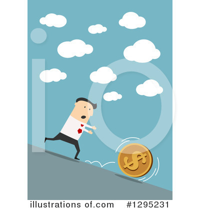 Royalty-Free (RF) Businessman Clipart Illustration by Vector Tradition SM - Stock Sample #1295231