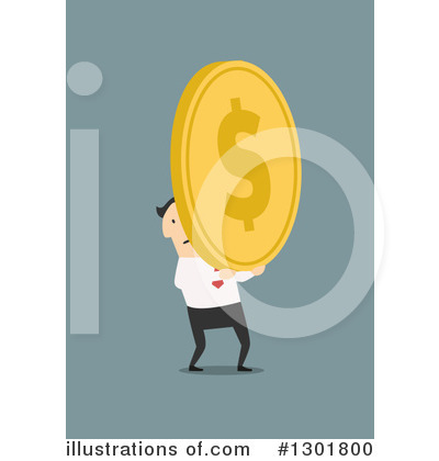 Royalty-Free (RF) Businessman Clipart Illustration by Vector Tradition SM - Stock Sample #1301800
