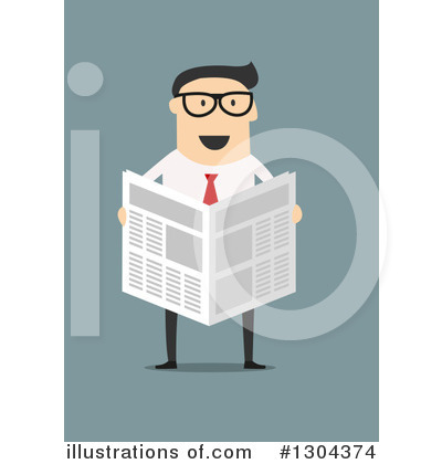 Newspaper Clipart #1304374 by Vector Tradition SM