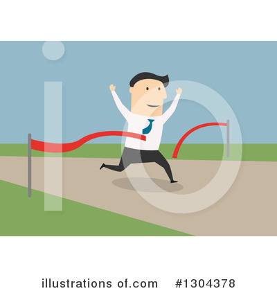 Royalty-Free (RF) Businessman Clipart Illustration by Vector Tradition SM - Stock Sample #1304378