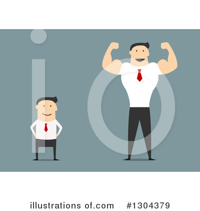Royalty-Free (RF) Businessman Clipart Illustration by Vector Tradition SM - Stock Sample #1304379