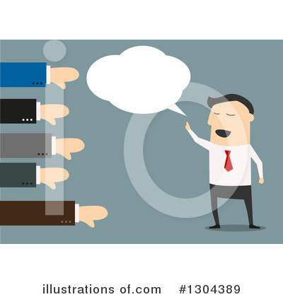 Royalty-Free (RF) Businessman Clipart Illustration by Vector Tradition SM - Stock Sample #1304389